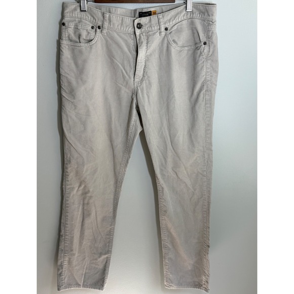 J. Crew Other - J.Crew 484 Slim Fit Corduroy Pants Mens 34x30 Light Tan Stone 5-Pocket Trousers
